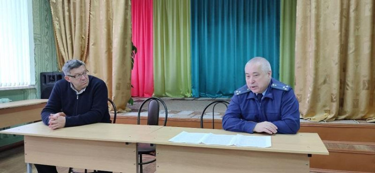 ОГКОУ Барановская ШИ встреча с прокурором.
