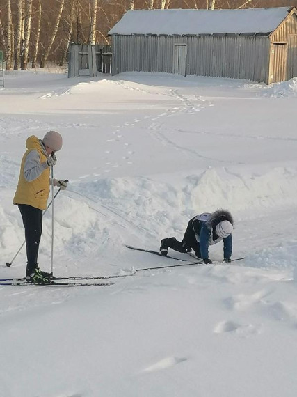 ОГКОУ Барановская ШИ уроки ходьбы на лыжах.